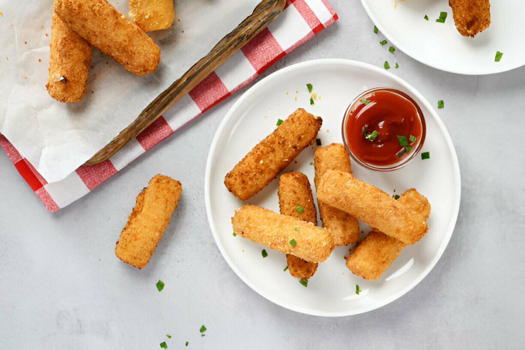 Garlic Mozzarella Sticks Recipe