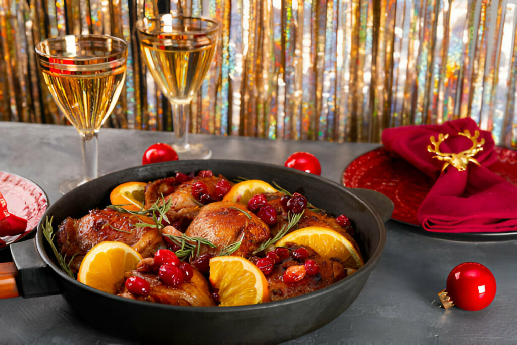 Orange Cranberry Roasted Chicken Recipe