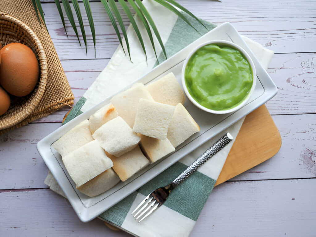 Pandan Coconut Custard Recipe