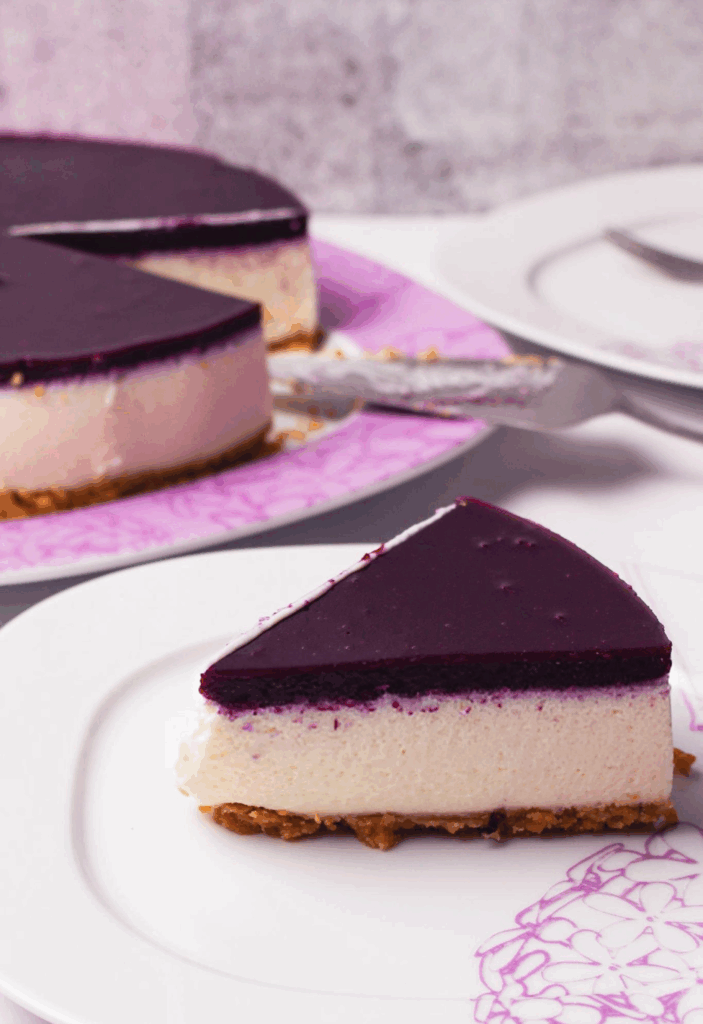 Cheesecake with Blueberry Topping Recipe