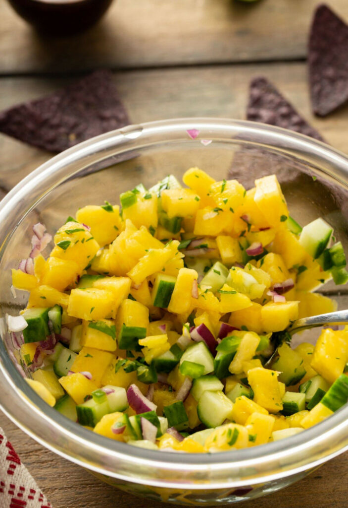 Pineapple and Cucumber Salsa Recipe