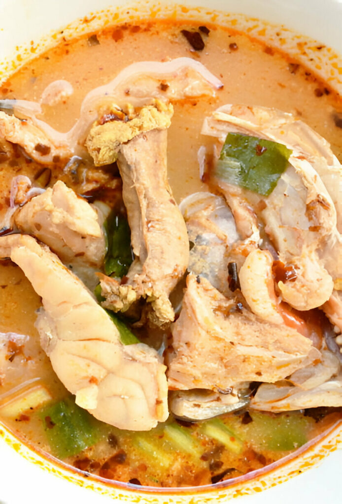 Spicy Boiled Bass Fish in Tom Yum Soup Recipe