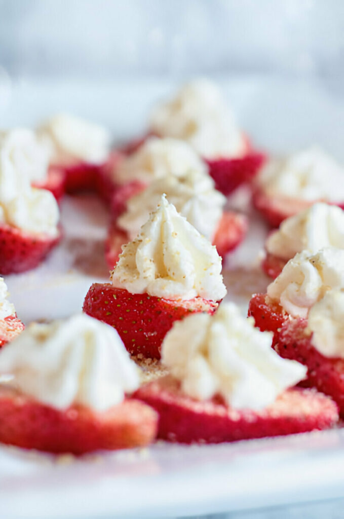 Strawberry Deviled Cheesecakes Recipe
