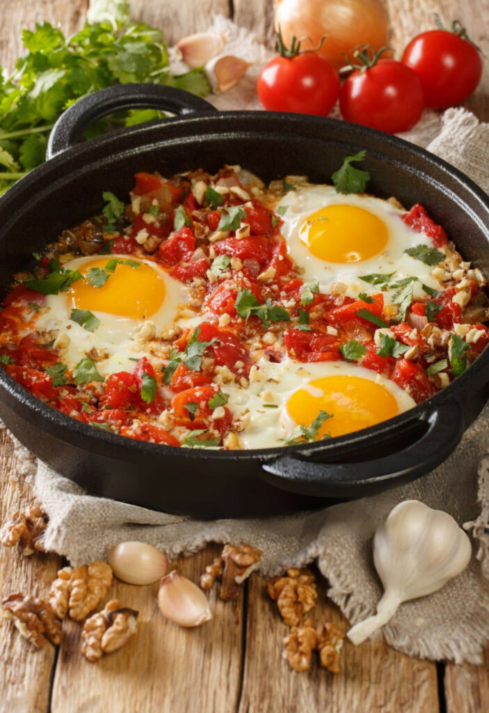 Tomato and Feta Baked Eggs Recipe