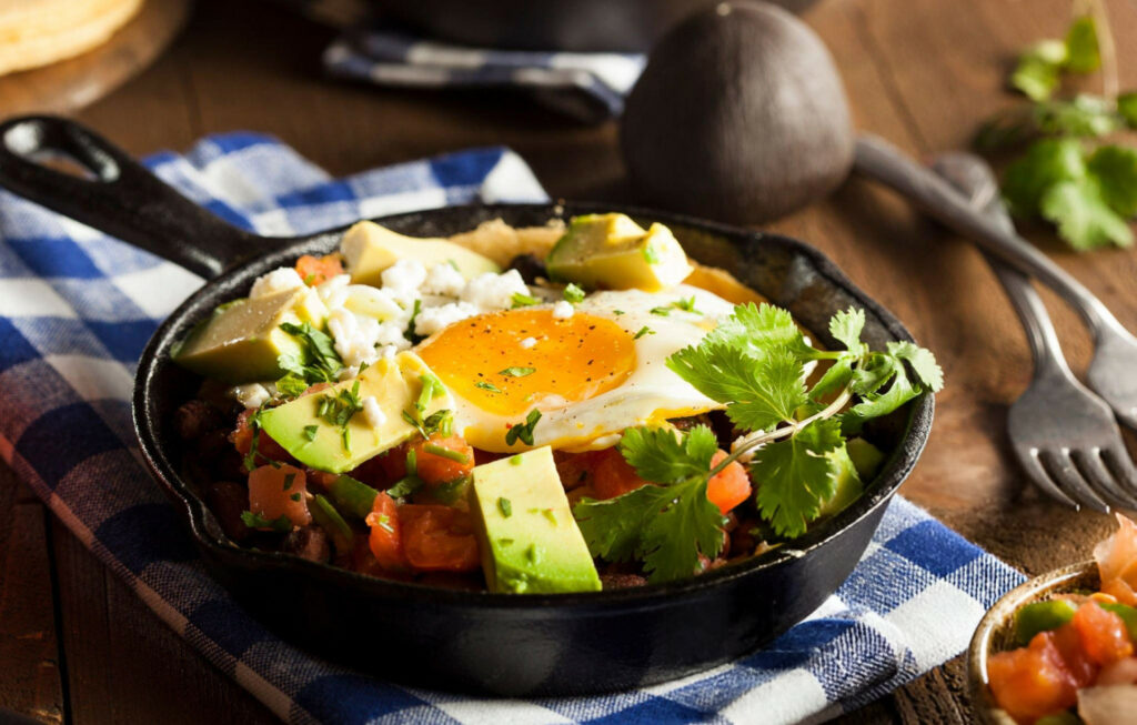 Chicken Huevos Rancheros Recipe