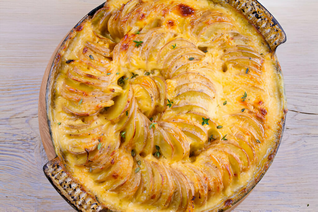 Potatoes Au Gratin with Gruyere Recipe