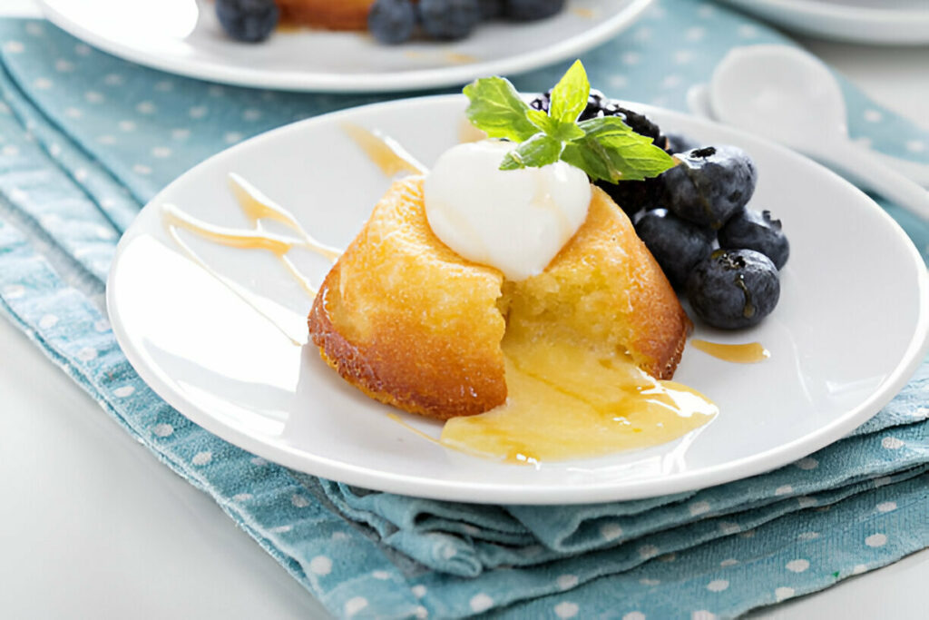 Pumpkin White Chocolate Lava Cake Recipe