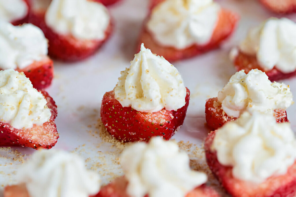Strawberry Deviled Cheesecakes Recipe