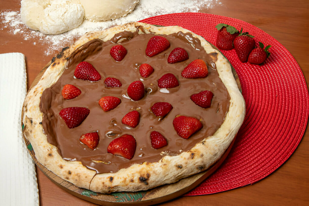 Strawberry Nutella Pizza Recipe