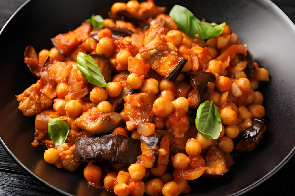 Eggplant and Chickpea Stew Recipe