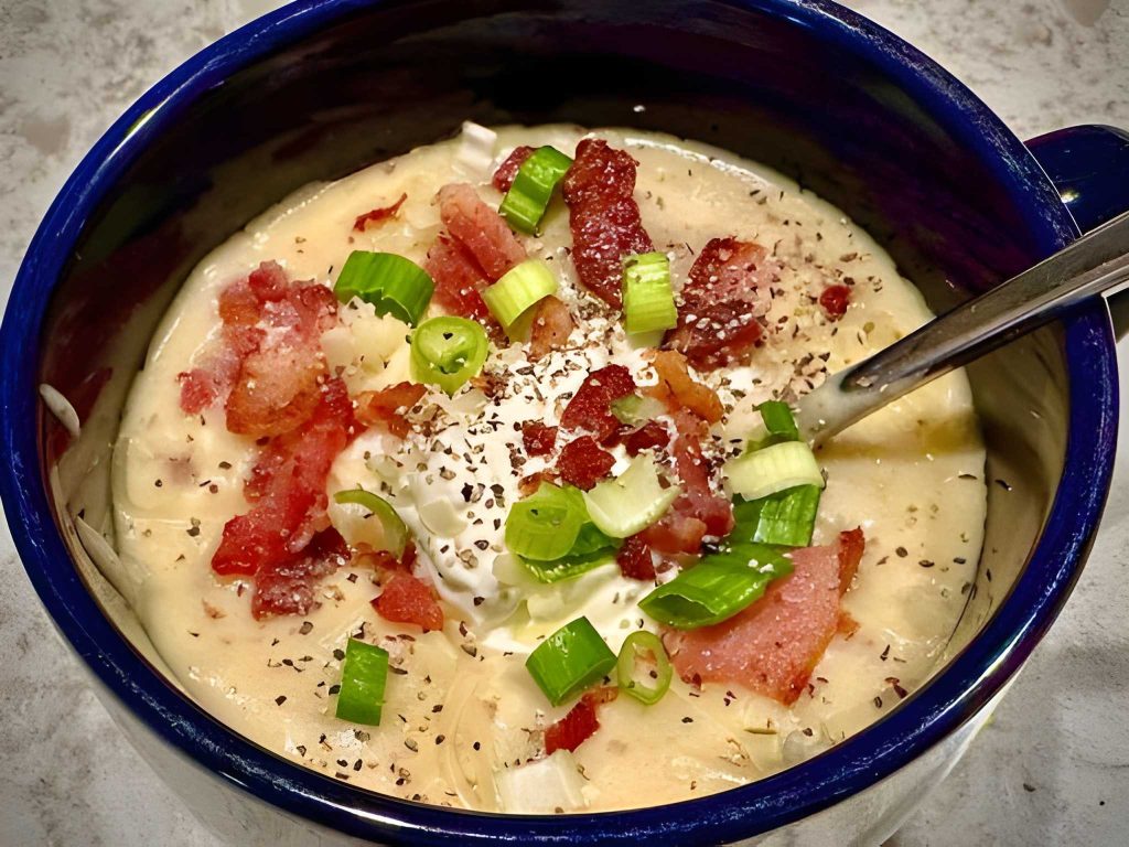 Spicy Baked Potato Soup Recipe
